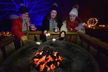 Toasting marshmallows 