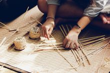 Weaving excursion from Anouvong, Laos 