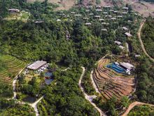 Aerial view of Avana Retreat, Vietnam 