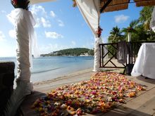 Wedding gazebo at East Winds