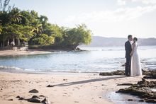 Beach wedding at East Winds