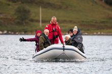 Heading to shore for a Hebridean Adventure