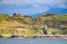Gylen castle on the Isle of Kerrera near Oban