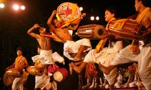 Drummers in Air Sankirtana Wikimedia