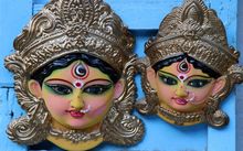 Clay-idol-of-Goddess-Durga