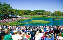 THE PLAYERS Championship takes place at the PLAYERS Stadium Course at TPC Sawgrass each year in May.