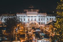 Christmas Market Vienna Town Hall Square