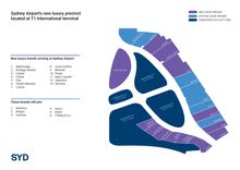 Sydney Airport Luxury Precinct Map