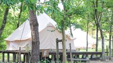 Glamping tent