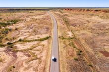 Driving to Purnululu from Mimbi Caves along the Gibb River Road in the Kimberley