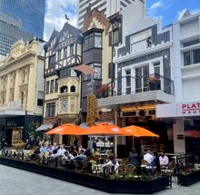 Espresso & Prosecco in Perth's Hay Street Mall