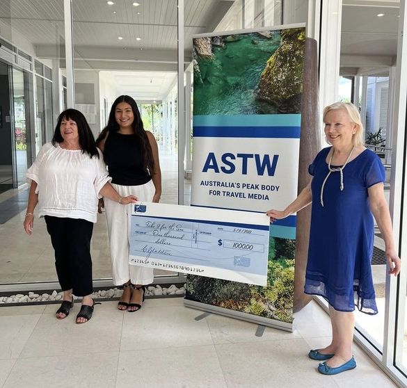 ASTW donation to Take 3 for the Sea
