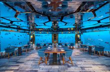SEA Underwater Restaurant at Anantara Kihavah Maldives Villas