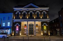 The Wesley at night