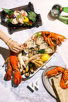 the kitchen table seafood selection