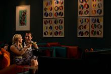 The cosy confines of the bar at The Headland