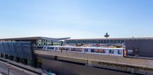 Washington Dulles Metrorail Station at Dulles International Airport