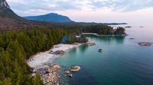 Believe it or not, this is Canada's summertime coast