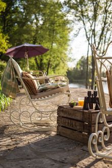 The Sun Terrace at Undercastle Cottage