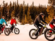 Fat biking in the Yukon, Canada