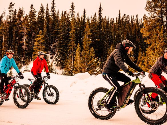 Fat biking in the Yukon, Canada