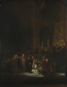 Rembrandt (1606-1669). The Woman taken in Adultery. 1644.png
