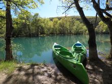 Canoeing on the Trebizat River in Bosnia and Hercegovina