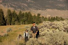 Hiking, O.T.O. Ranch, Montana