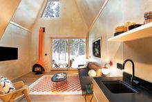  A Frame Cabin interior
