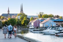 Charlottetown harbour, Prince Edward Island