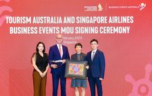 Andrew Hogg, Executive General Manager Eastern Markets and Aviation, Tourism Australia (Second from left)