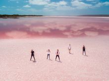 Voyager at Hutt Lagoon, Port Gregory, Western Australia