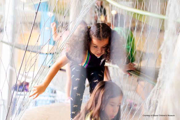 Kids conquer the giant net climbing structure at the Glazer Children’s Museum, the newest addition to the Tampa Bay CityPASS program Kids conquer the giant net climbing structure at the Glazer Children’s Museum, the newest addition to the Tampa Bay CityPASS program