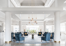 The main lobby at Portmarnock Hotel and Golf Links