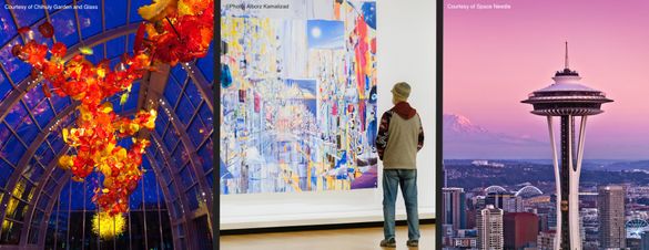 Chihuly Garden and Glass, Seattle Art Museum and the Space Needle are three new additions to the Seattle C3 by CityPASS attraction ticketing program.