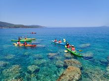 Sunken ruins kayaking adventure, Epidavros, Greece