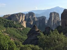 View of monastry, Meteora, Greece