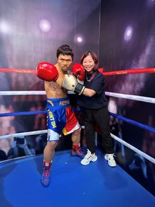Susan Ang at Madame Tussauds