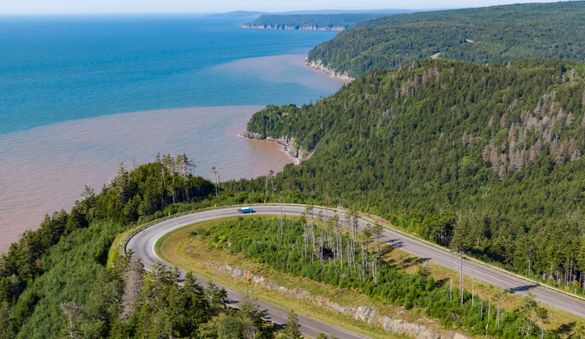 Hairpin Turn, Fundy Trail Parkway, New Brunswick