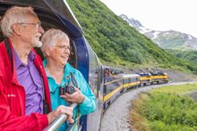 Goldstar Viewing platform, Alaska Railroad