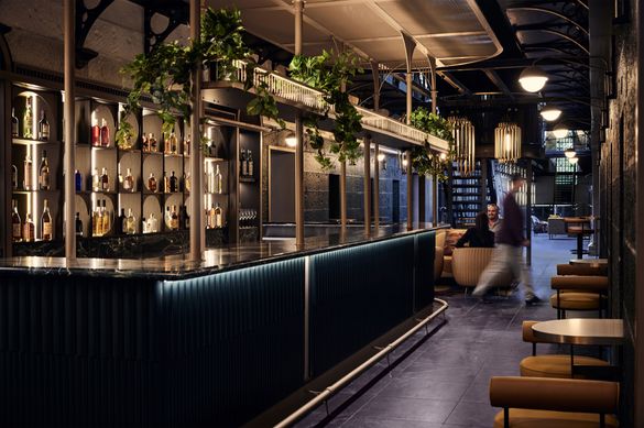 Olivine wine bar at Melbourne's newest dining and entertainment precinct, Pentridge