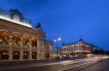 Hotel Bristol next to the Vienna State Opera