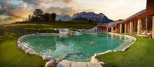 Natural bathing lake at Hotel Stanglwirt