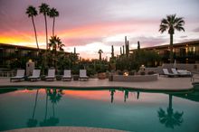 Pool at Sunset