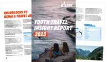 Image of the front over of KILROY's Youth Travel Insight Report 2023