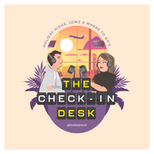 The Check-In Desk Podcast Logo 
