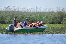 Ffestiniog Travel Group on the Danube Delta