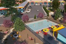 1 -Americana Motor Hotel - Backyard