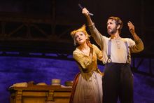 Annaleigh Ashford and Josh Groban in the 2023 Broadway production of SWEENEY TODD