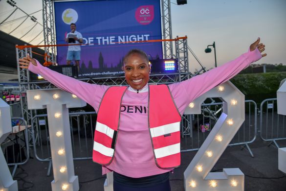 Dame Denise Lewis DBE at Ride The Night London 2023 Dame Denise Lewis DBE at Ride The Night London 2023